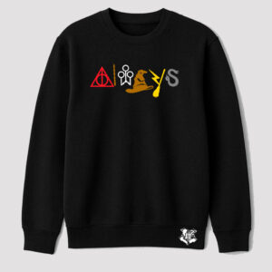 Polera Negra Always diseño